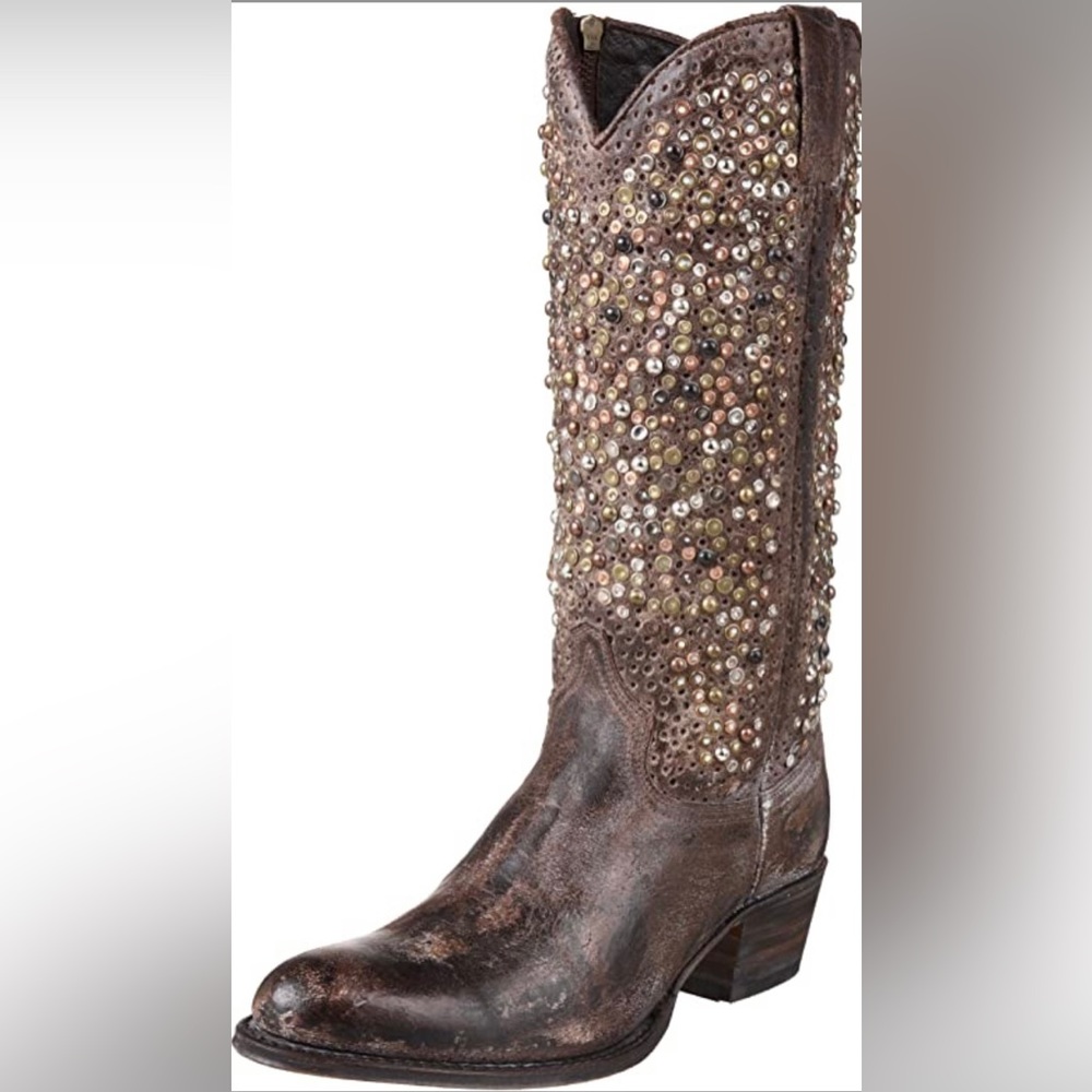 FRYE DEBORAH STUDDED BOOTS SIZE 9